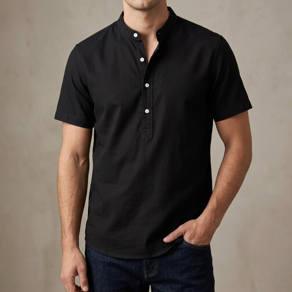 kaizar cotton  Half sleeves katua For Men's