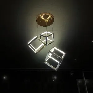 Qulik Modern Decorative Hanging 3 Cube LED Ceiling Light (QL-4275-3)