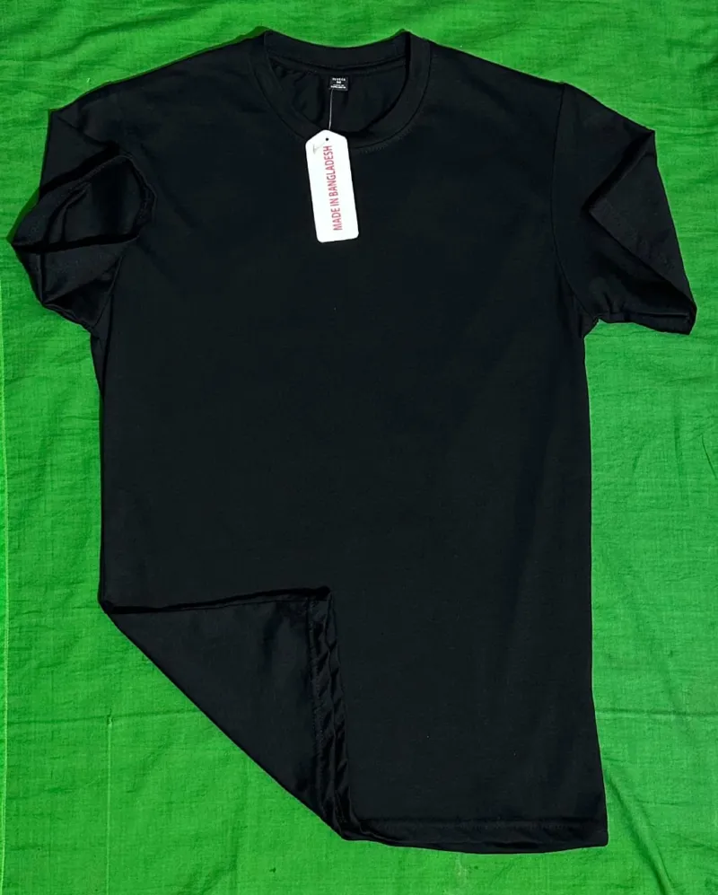 Men's Stylish Drop Shoulder-Black