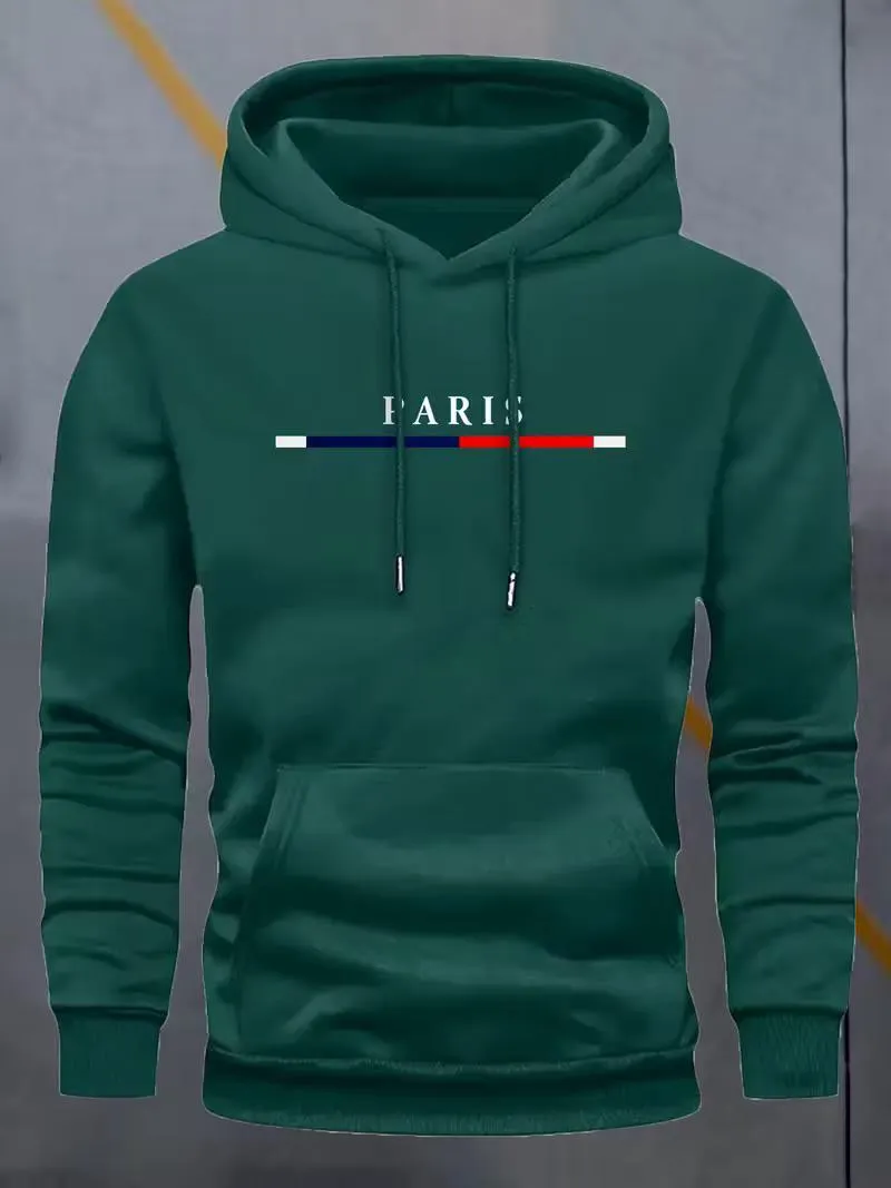 Men's Cotton Winter Hoodie, 280 GSM, Full Sleeve, 6 Colours