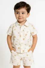 Boys' Shirt and Pant Set, 6 to 8 Years, 4 Colours