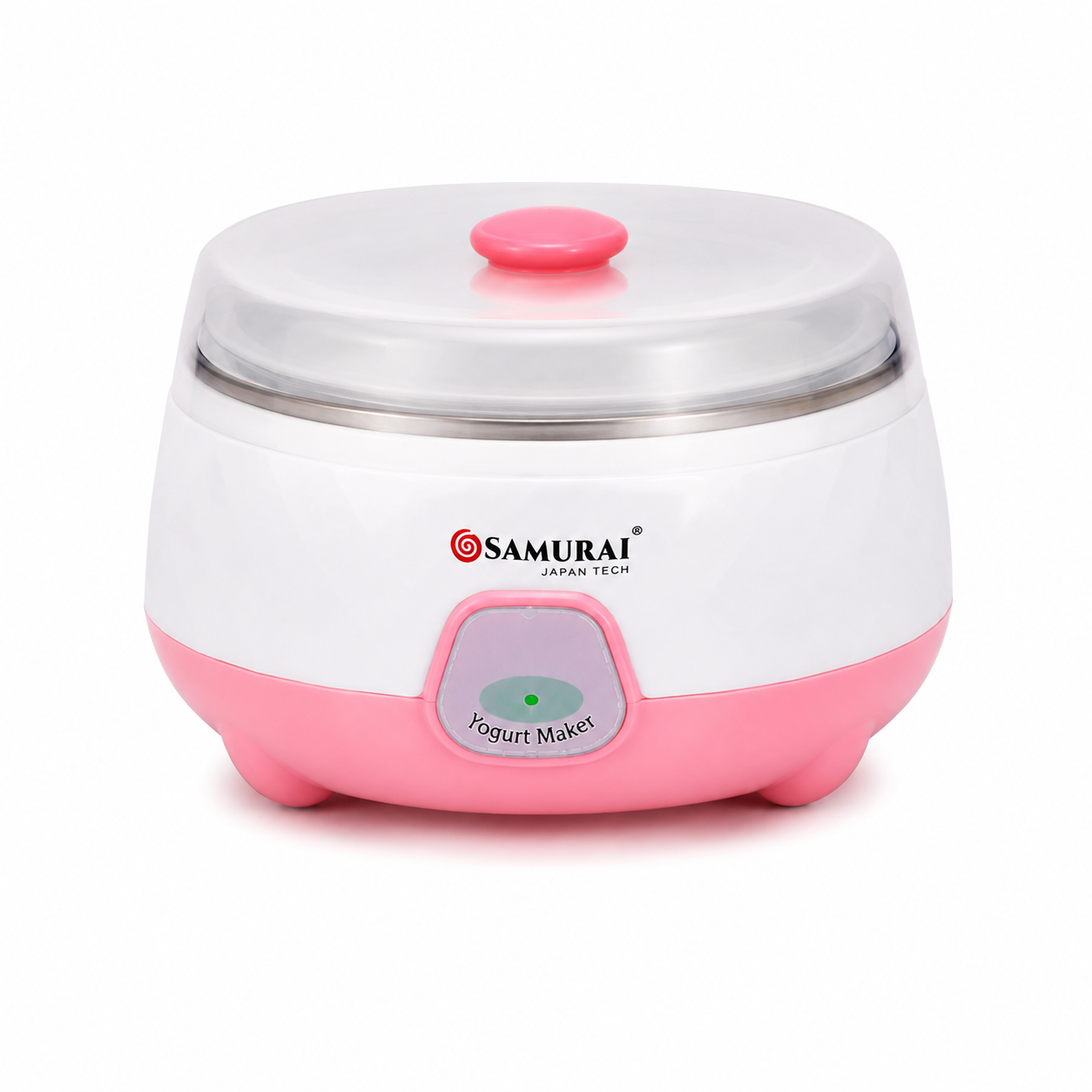 Samurai 1.5L Fully Automatic Yogurt Maker – 15W Electric Doi Maker Machine with Auto Temperature Control for Home-Made Healthy Yogurt