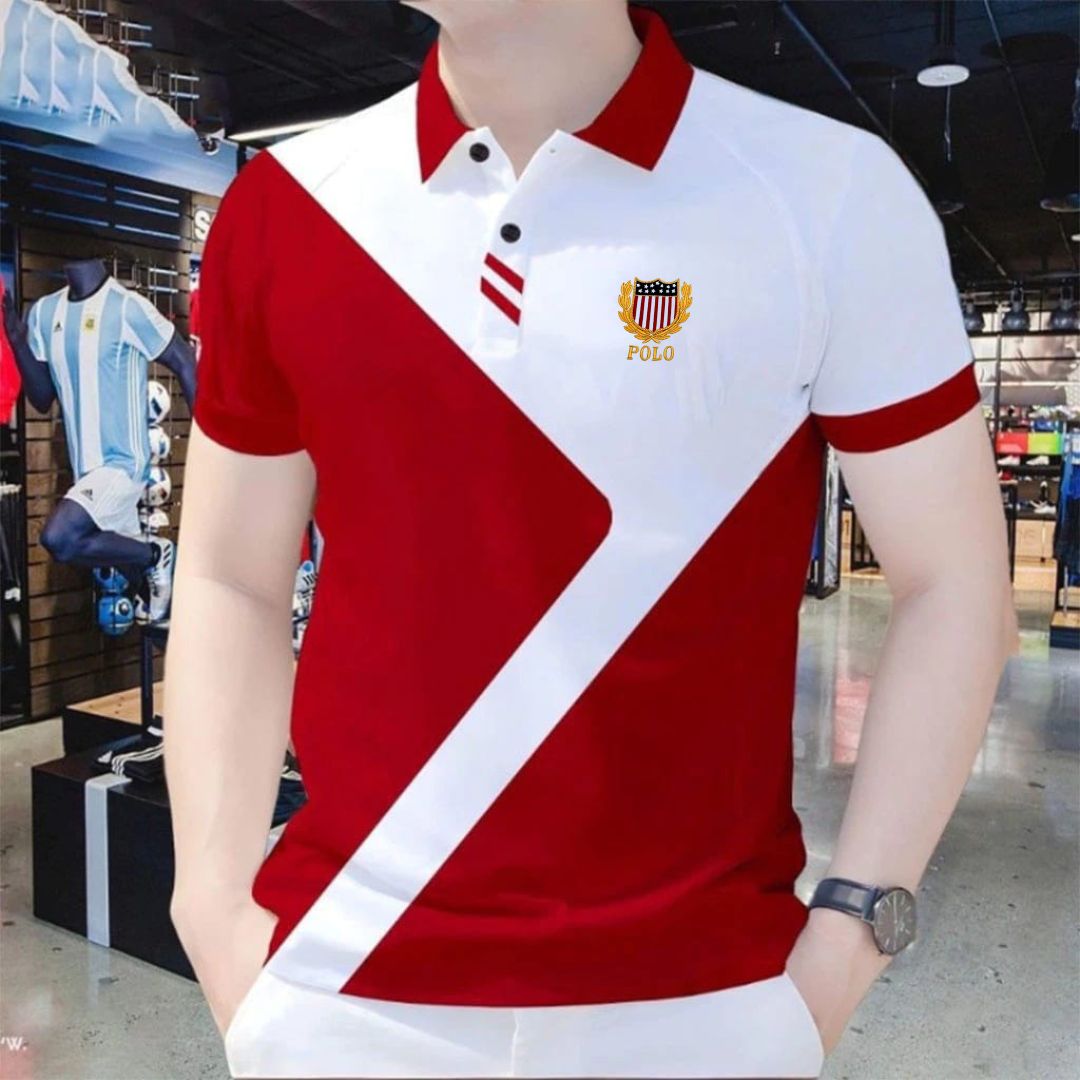 Men's Casual PK Cotton Polo Shirt, 210 GSM, M to XL, Single Colour