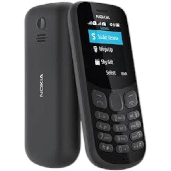 Nokia 130(2017) Dual Sim Black Colour Mobile Phone (New)