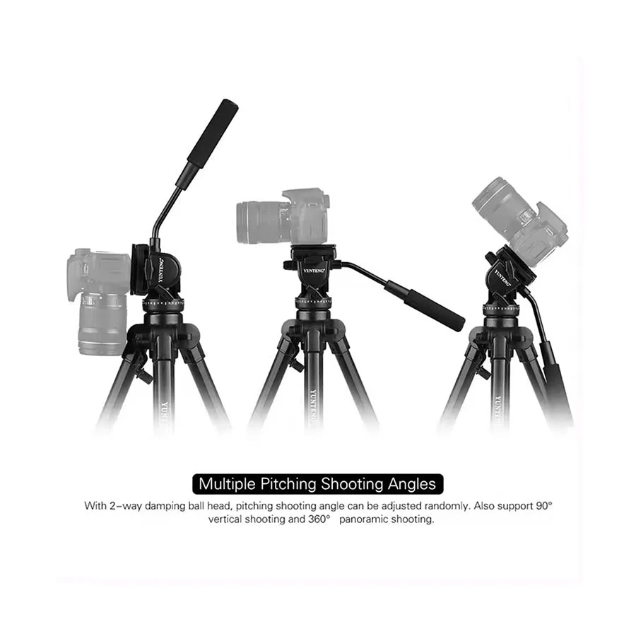 Yunteng VCT-880 Camera Tripod with Pan Head 165 cm 5 kg Load