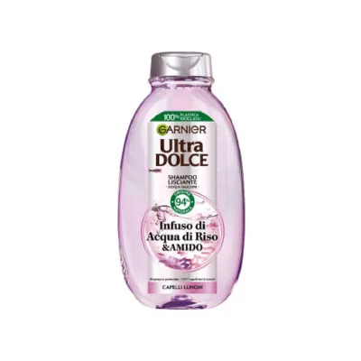 Garnier Ultra Doux Rice Water Infusion & Starch Smoothing Shampoo 250ml (France)