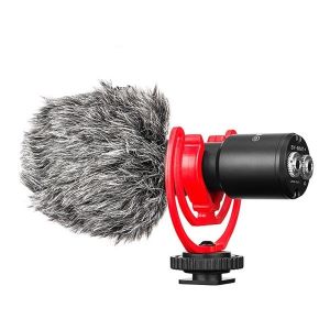 Boya MM1+ Super-Cardioid Shotgun Microphone For Vlogging, Live Streaming, Audio Recording