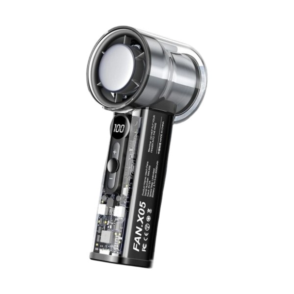 X05 Handheld High-Speed Turbo Cooling Fan 3000mAh Battery
