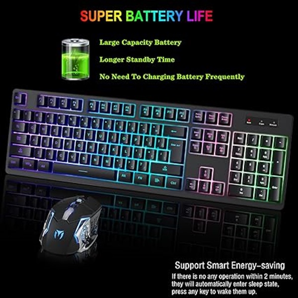 RGBB 699GS Wireless RGB wireless Keyboard Mouse