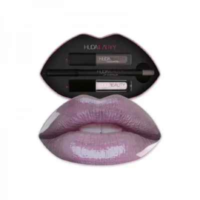 Huda Beauty Contour & Strobe Lip Gift Set (UAE)