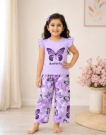 Kids' Half Sleeve Cotton Tee and Pant Set, Six Sizes, 6 Colours