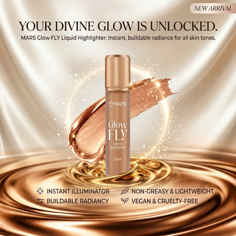 Mars Glow Fly Liquid Highlighter - Winged Gold (China)