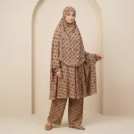 Elegant Palazzo long Khimar Set