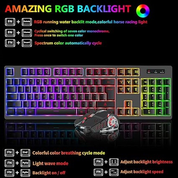 RGBB 699GS Wireless RGB wireless Keyboard Mouse