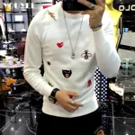 Men's Mesh Fabric Full Sleeve T-Shirt, Mixed Cotton 150 GSM