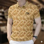 Men's Cotton Polo Shirt, Half Sleeve, Sizes L and XL, 4 Colours