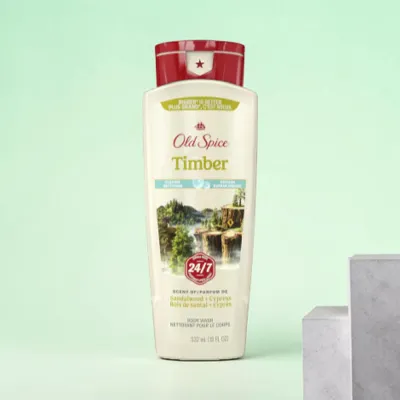 Old Spice Timber Sandalwood + Cypress Body Wash 532ml (USA)
