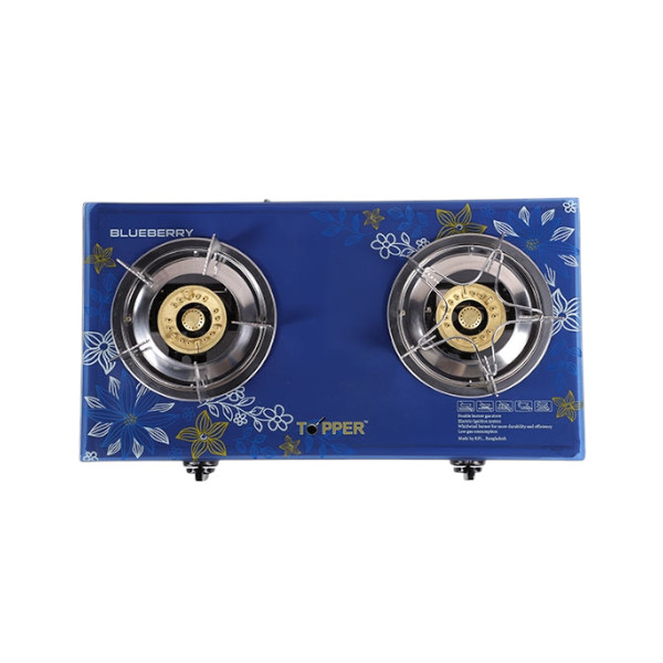 TOPPER Blueberry Double Glass Auto Stove LPG