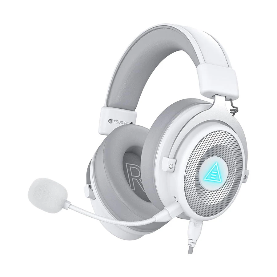 EKSA E900 Pro White Wired Over-Ear Gaming Headphone