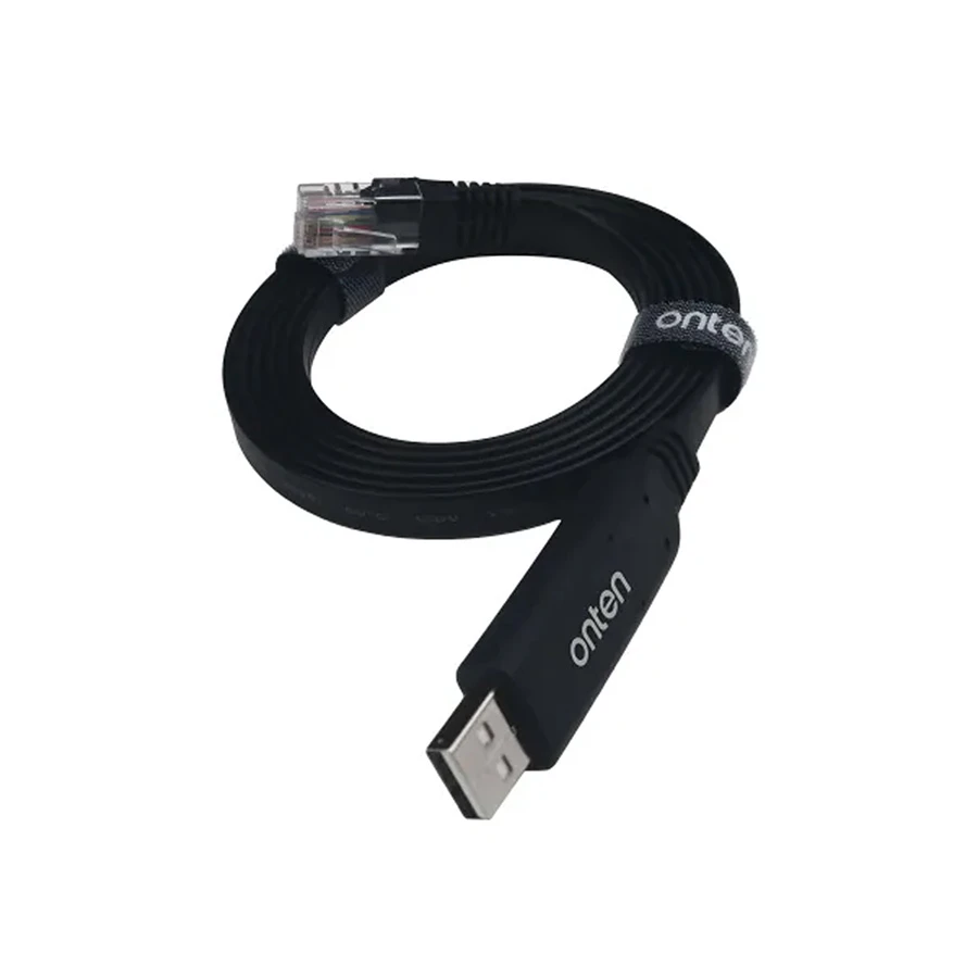 Onten OTN-UA21 USB to LAN 1.5 Meter Black Debug Cable