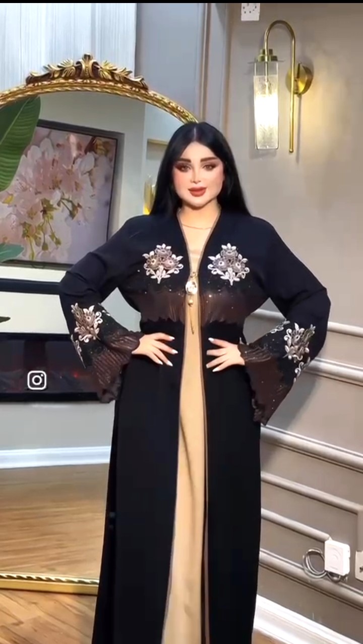 Abaya Koti Borka Dress, Embroidery & Stone Work