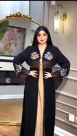 Abaya Koti Borka Dress, Embroidery & Stone Work