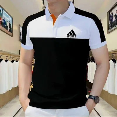 Men's Casual PK Cotton Polo Shirt, 210 GSM, Sizes M to XL, 2 Colours