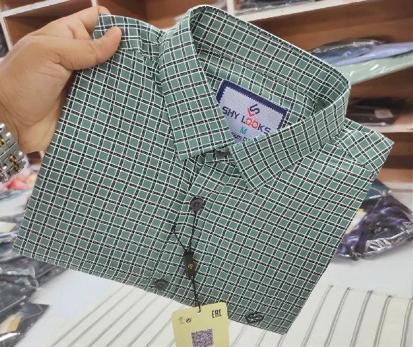 New Cotton full Sleeve Check Shirt for Men's