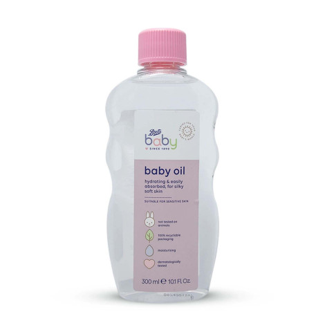 Boots Baby Oil 300ml (UK)