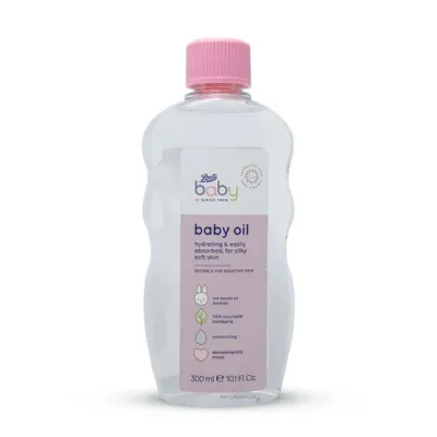 Boots Baby Oil 300ml (UK)