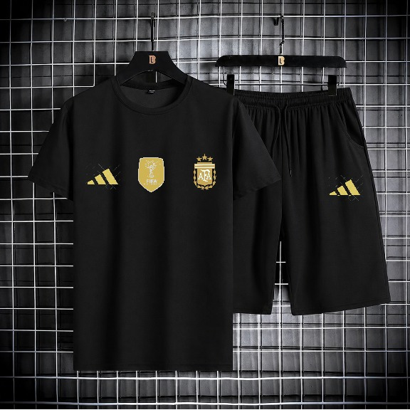 World Cup Mesh T-Shirt and Shorts Set, 160 GSM, 4 Colours