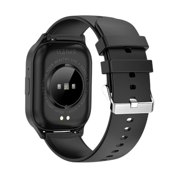 Blisbond Alpha Black AMOLED Bluetooth Calling Smart Watch