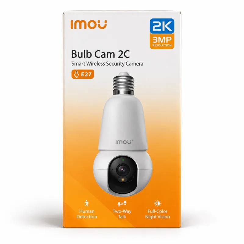 Imou Bulb Cam 2C 3MP 2K Wi-Fi Security Camera