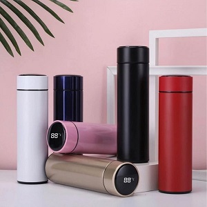 500 Ml Smart Thermos Flask with LED Temperature Display in Touch