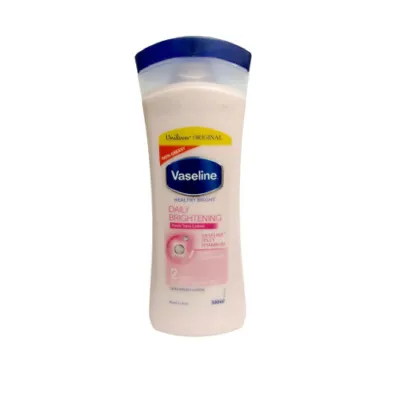 Vaseline Health Bright Daily Brightening Body Lotion 300ml (PINK) (India)