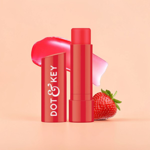 Dot & Key Barrier Repair Hydrating Tinted Lip Balm SPF 50 - Strawberry Red 4.5g (India)