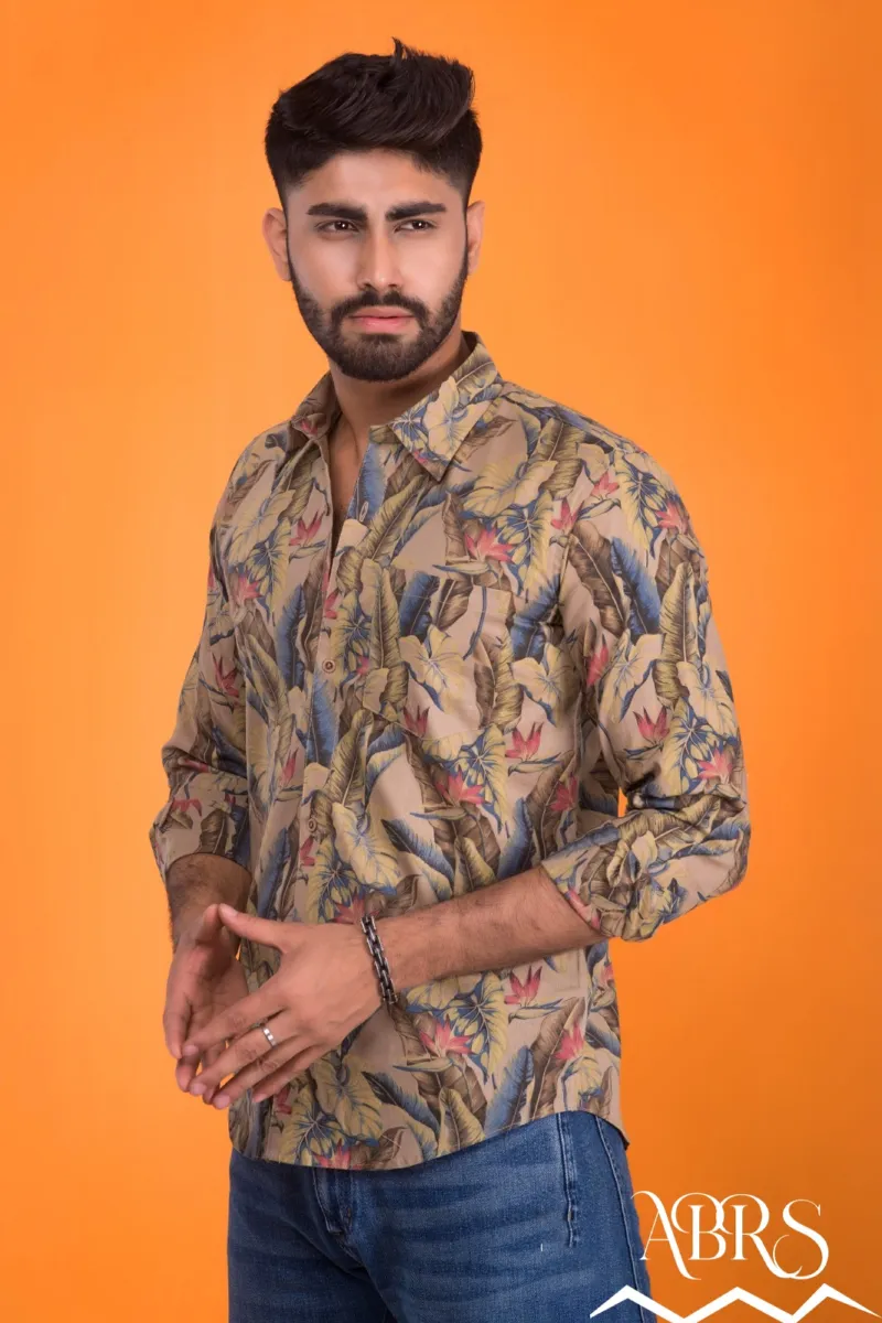 Men's Slim Fit Cotton Formal Shirt, 6 Colour Choices