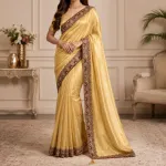 Premium Dupion Silk Saree with Blouse Piece | Soft & Elegant Traditional Wear for Wedding, Eid & Party