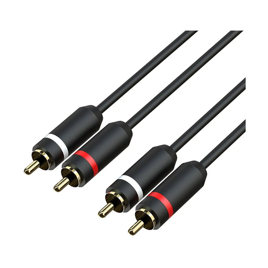 Yuanxin YAX-011 3RCA Male to Male, 5 Meter, Black Audio Cable