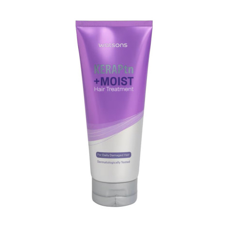 Watsons KeraPtn +Moist Hair Treatment For Daily Damaged Hair 220ml (Thailand)