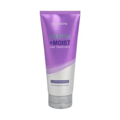 Watsons KeraPtn +Moist Hair Treatment For Daily Damaged Hair 220ml (Thailand)
