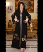 Stone Work Koti Borka Set with Inner and Hijab, Body 48