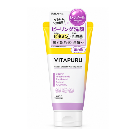Kose Cosmeport Vitapuru Repair Smooth Washing Foam 130g (Japan)