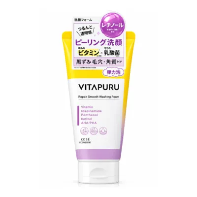 Kose Cosmeport Vitapuru Repair Smooth Washing Foam 130g (Japan)