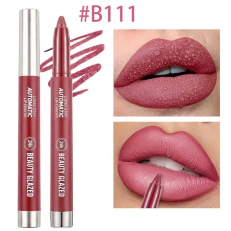 Beauty Glazed Long Stay Automatic Lip Crayon - B111 Plum (China)