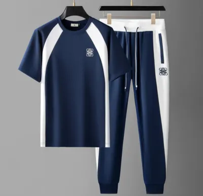 Men's Mesh Jersey T-Shirt and Trouser Combo, Size M, 3 Colours