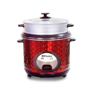 Miyako 1.8L Electric Rice Cooker (ASL-1180-KND-Red)