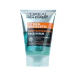 Loreal Men Expert Hydra Energetic Deep Exfoliating Face Scrub 100ml (Germany)