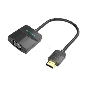 Vention 42154 HDMI Male to VGA Female 0.15 Meter Black Converter