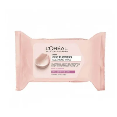 LO'real Fine Flowers Dry to Sensitive Cleansing Wipes (Germany)